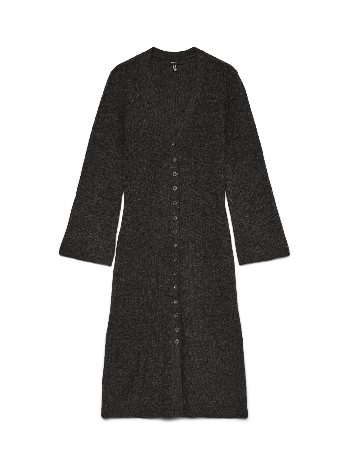 VMFIA Long Dress - Dark Grey Melange - VERO MODA & VILA Bergvik